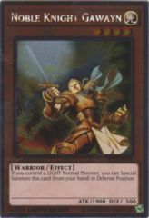 Noble Knight Gawayn - NKRT-EN004 - Platinum Rare - Limited Edition